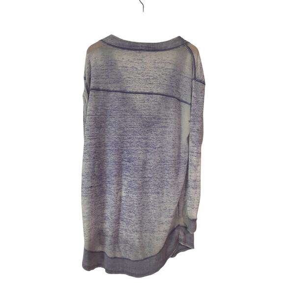 Free People Intimates Purple Lightweight Sweater Sleepshirt Size XS Flawed - Picture 4 of 4